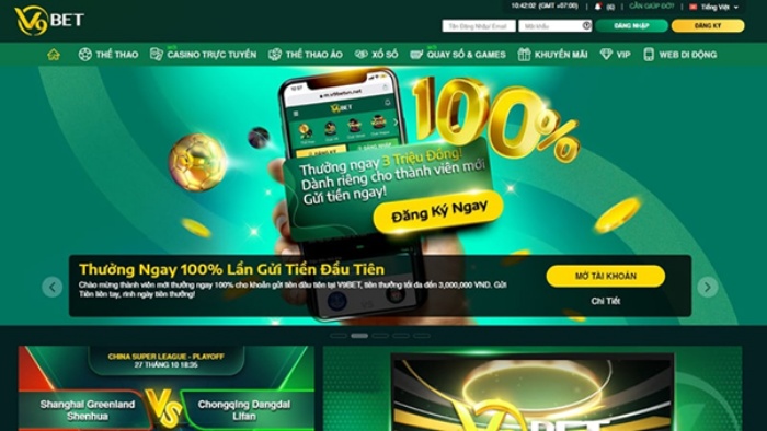 V9Bet là cái tên đã quá quen thuộc với người chơi Việt