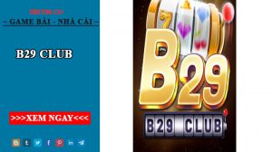 Thiên đường của những trò chơi cá cược b29 club 