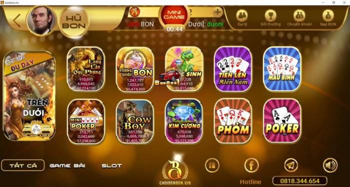 Các game nhà cái Bonclub thường ưa chuộng để cung cấp: