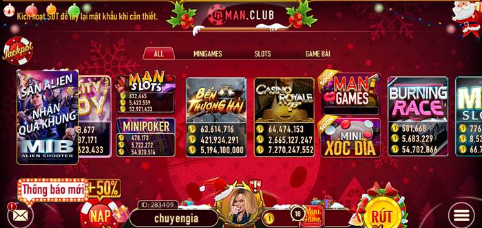 Khám phá những tựa game hấp dẫn tại Manclub 