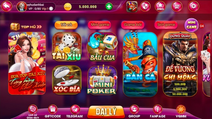 Cách tính năng nổi bật có tại cổng game